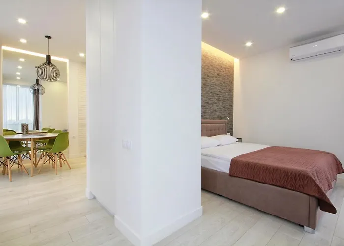 R Panoramic Sea View 1 Bedroom Luxury Arcadia Apartament * Odessza